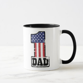 Caneca Pai americano do número um
