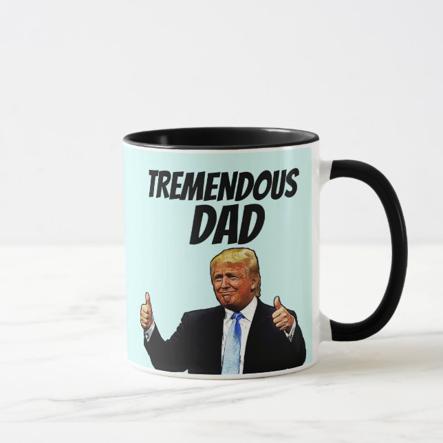 CANECA PAI CAFÉ MUG, DONALD TRUMP ENGRAÇADO (Direita)