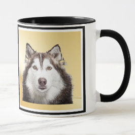 Caneca Pai Cão Dia de os pais Engraçado Pet Photo Black