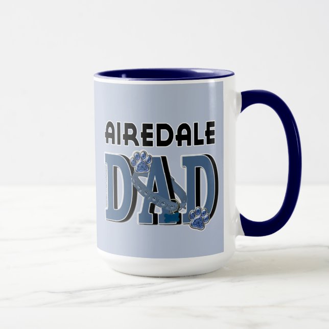Caneca PAI de Airedale (Direita)