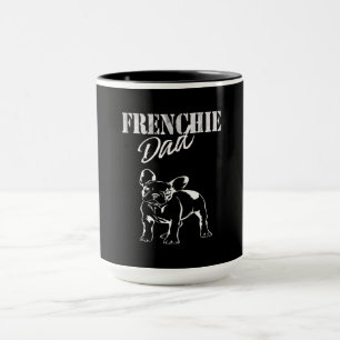 Caneca Pai De Amantes De Bulldog Francês Engraçado E Boni