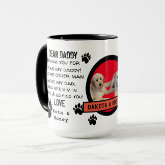 CANECA PAI DE CACHORRO PERSONALIZADO! QUERIDA CAFÉ DE PAI