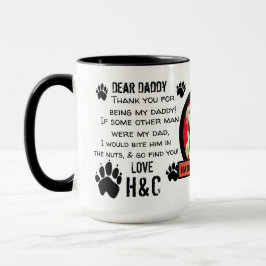 CANECA PAI DE CACHORRO PERSONALIZADO! QUERIDA CAFÉ DE PAI