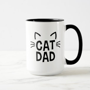 Caneca Pai De Gato Com Ouvidos E Sussurros