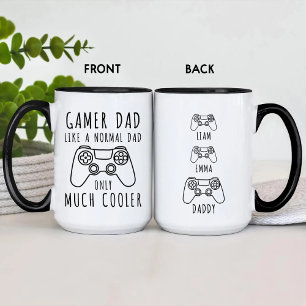 CANECA PAI DE JOGO ENGRAÇADO COMO UM PAI NORMAL SÓ MUITO 