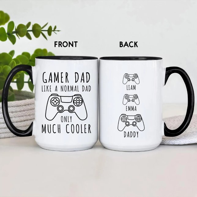 CANECA PAI DE JOGO ENGRAÇADO COMO UM PAI NORMAL SÓ MUITO  (Criador carregado)