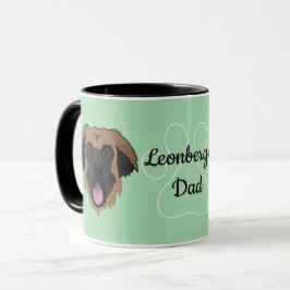 Caneca Pai de Leonberger Personalizado/Mãe