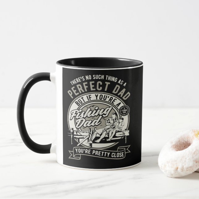 Caneca Pai de pesca do Pai perfeito (Com Donut)