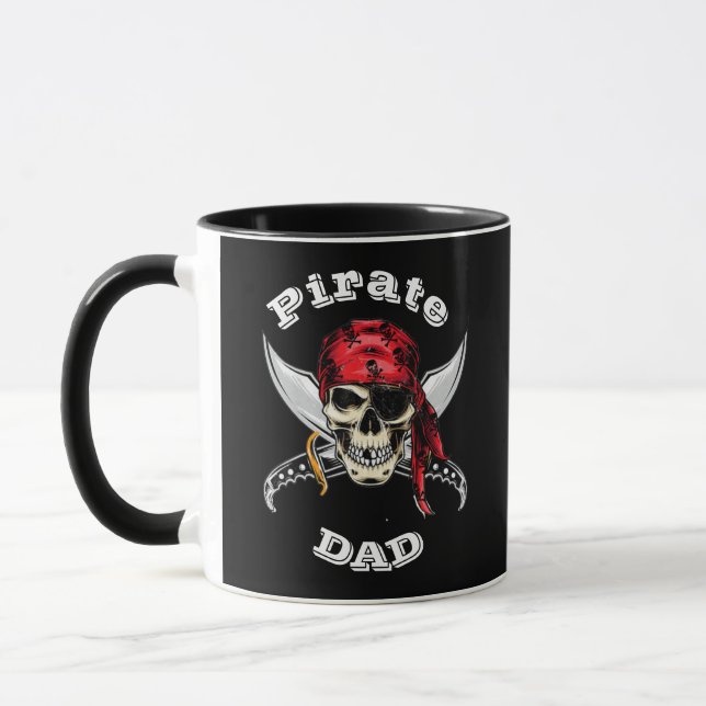 Caneca Pai de Pirata de Swords n Skull (Esquerda)
