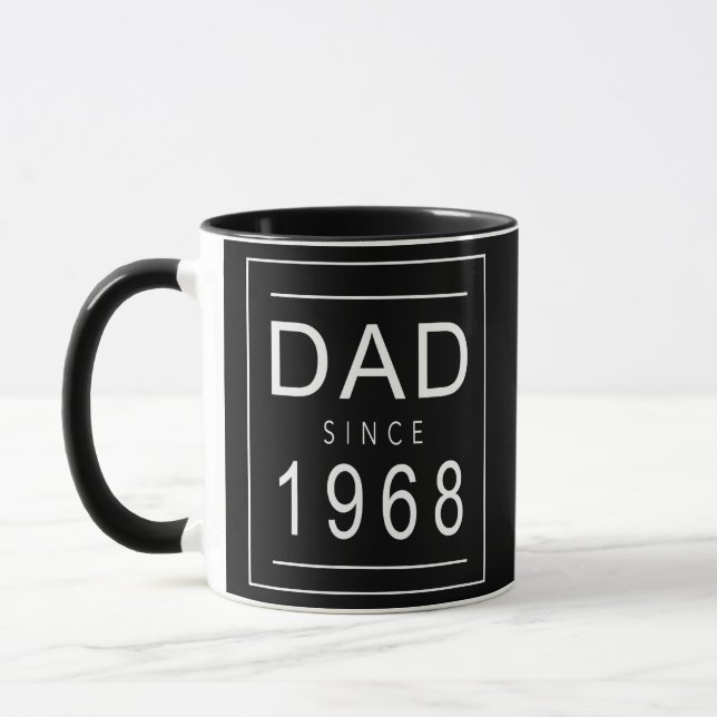 Caneca Pai desde 1968 68 Estética promovida ao Pai (Esquerda)