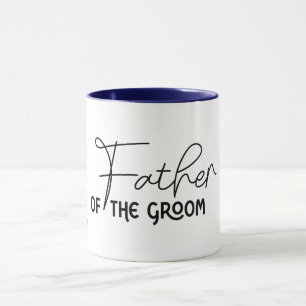 Caneca Pai do Escrito Fluxo do Groom Personalizado