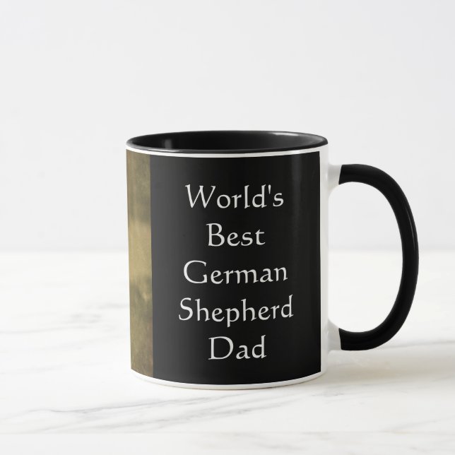 Caneca Pai do german shepherd do mundo o melhor (Direita)