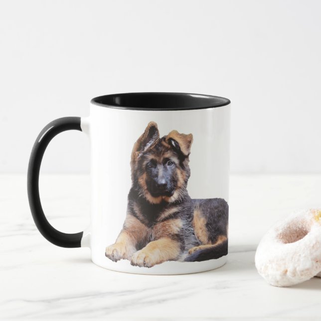 Caneca Pai do german shepherd do mundo o melhor (Com Donut)