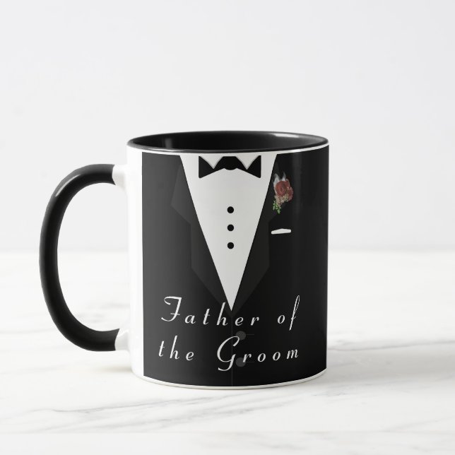 Caneca Pai do Groom Tuxedo (Esquerda)