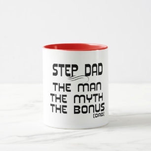 Caneca pai do homem mito dia de os pais bônus engraçada