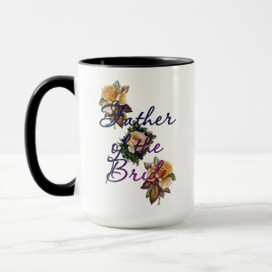 Caneca Pai Do Noivo Floral