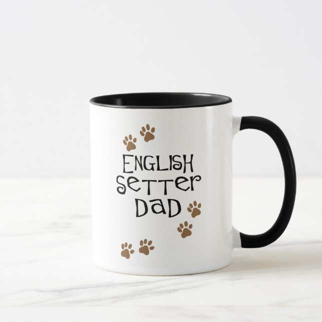 Caneca Pai do setter inglês (Direita)
