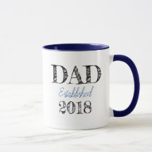 PAI Estabelecido 2018 - Mug personalizável