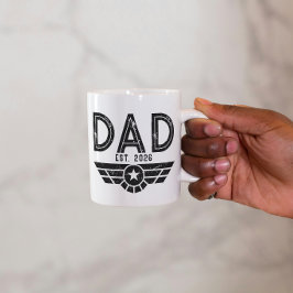 Caneca Pai estabelecido Novo Pai Ano Est Aviacao