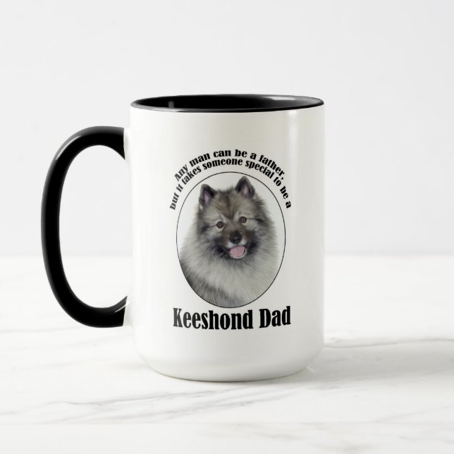Caneca Pai Keeshond (Esquerda)