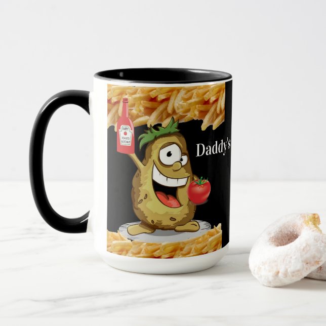 Caneca Pai Ketchup Time Mug (Com Donut)