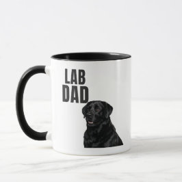 Caneca Pai Lab Black Labrador Café