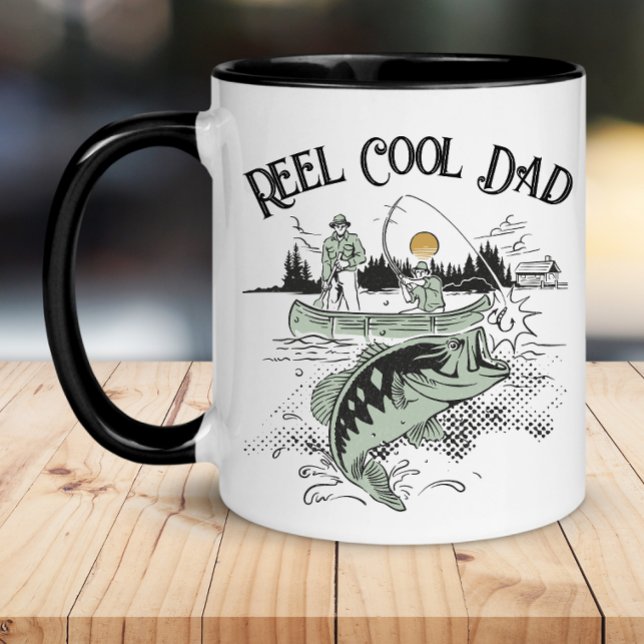 Caneca Pai Legal Reel (Reel Cool Dad Father's Day Mug)
