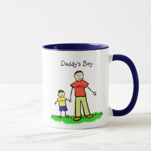 Caneca Pai Little Boy Mug (Brunette Customize)