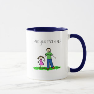 Caneca Pai Little Girl Mug (Brunette)