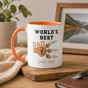 Caneca Pai MAIS MARAVILHOSO do mundo personalizado   Dia 