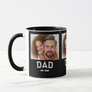 Caneca Pai Minimal Estabelecido Ano Novo Pai Foto