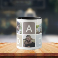 Pai moderno Fotocolagem de Dia de os pais Amor da 