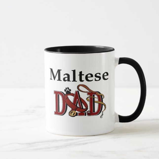 Caneca Pai Mug Maltês (Direita)