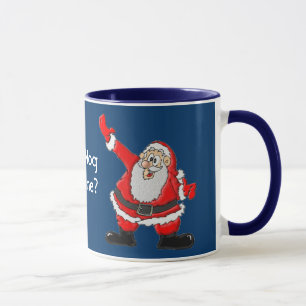 Caneca Pai Natal, presentes de Natal