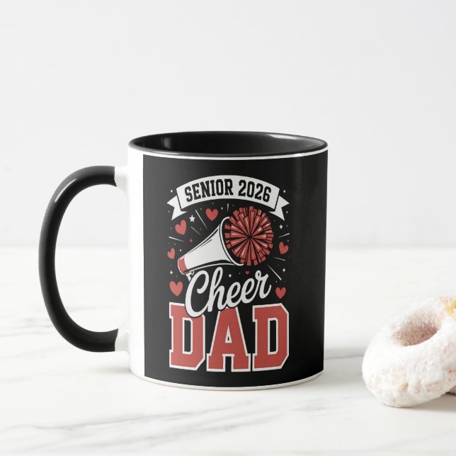 Caneca Pai orgulhoso de torcida sênior 2026 (Com Donut)
