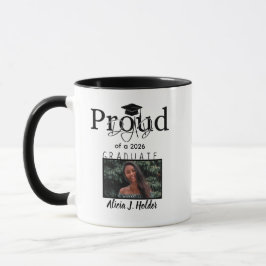 Caneca Pai Orgulhoso Graduado 2026 presente de formatura
