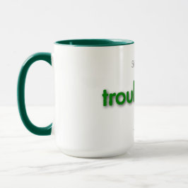 Caneca pai preocupado! - verde