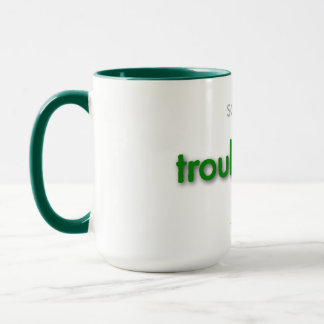 Caneca pai preocupado! - verde