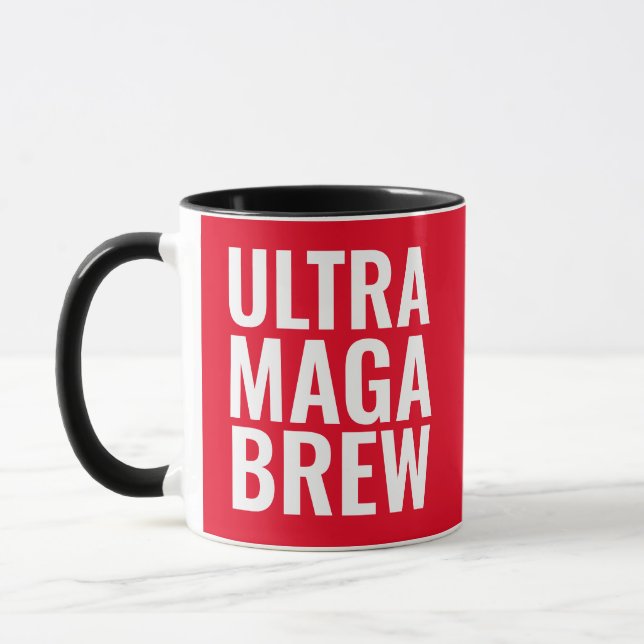 CANECA PAI ULTRA MAGA TRUMP BREW CAFFEE MUG (Esquerda)