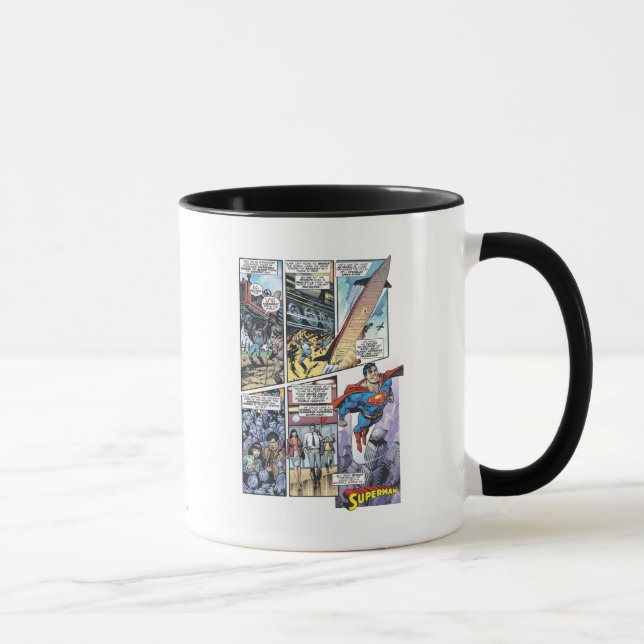 Caneca Painel de BD Super-Homem - Origens de Clark 2 (Direita)