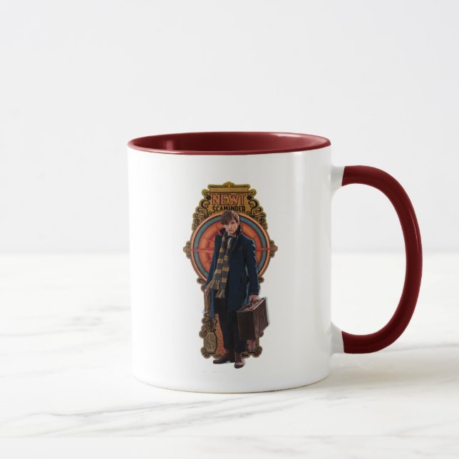 Caneca Painel NEWT SCAMANDER™ Art Nouveau em pé (Direita)