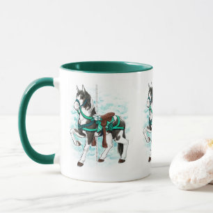 Caneca Paint Carousel Horse Mug