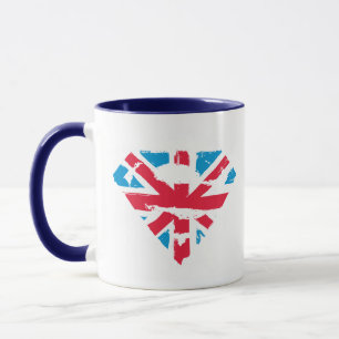 Caneca Paint Strokes British S-Shield