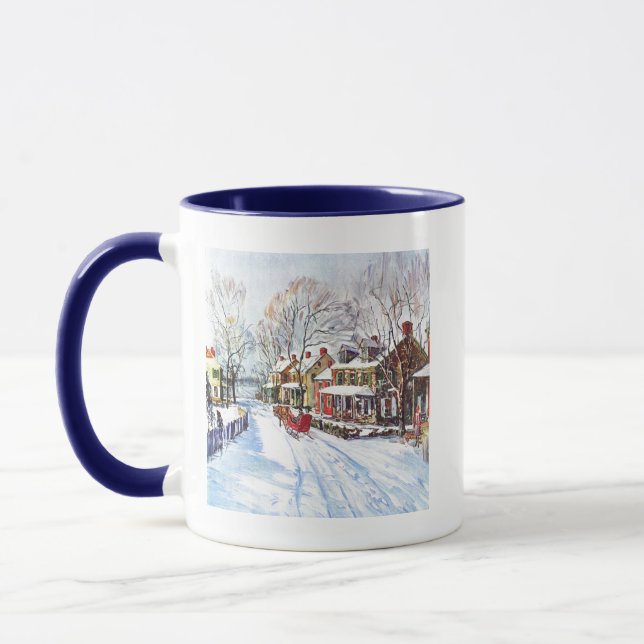 Caneca País das maravilhas do inverno (Esquerda)