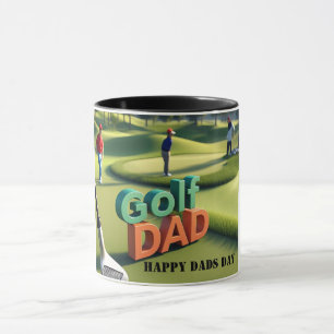 Caneca Pais Felizes "Pai de Golfe"