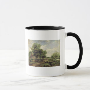 Caneca Paisagem arborizada do rio