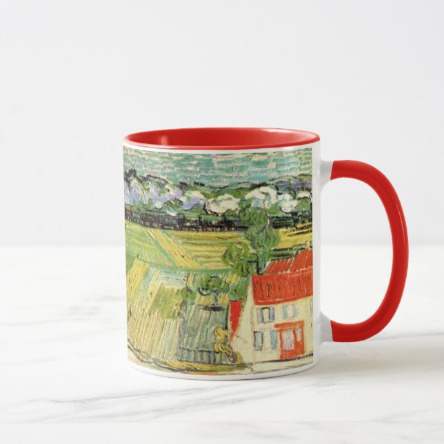 Caneca Paisagem, Carruagem e Comboio de Vincent van Gogh (Direita)