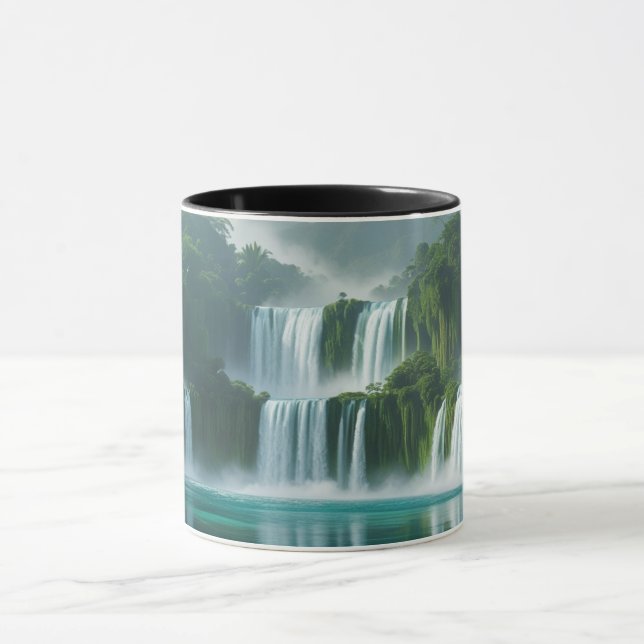 Caneca paisagem caseira majestosa (Centro)
