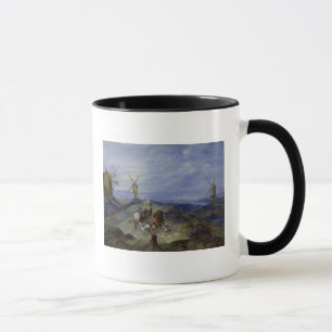 Caneca Paisagem com dois moinhos de vento, 1612