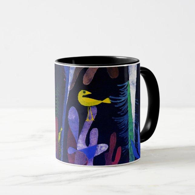 Caneca Paisagem com Pássaros Amarelos, Paul Klee (Frente Esquerda)